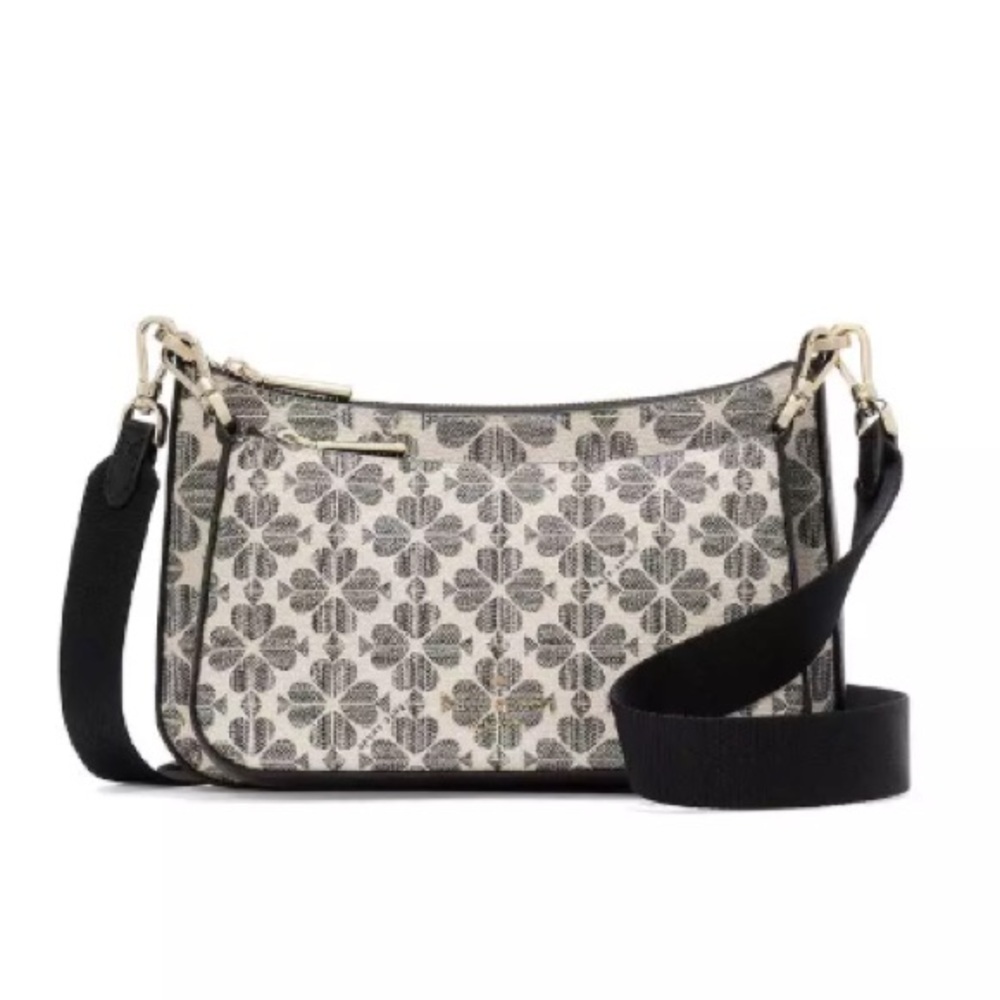 KATE SPADE Signature Spade Flower Small Crossbody Black Multi KI372